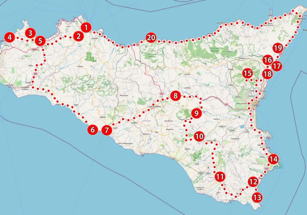 Sycylia: plan zwiedzania na 7 dni - najlepsze atrakcje wyspy