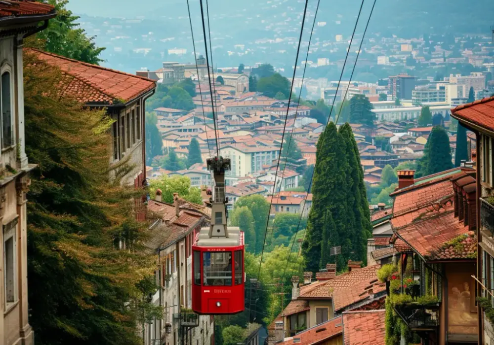 Jak dostać się kolejką na Stare Miasto w Bergamo? Praktyczne wskazówki