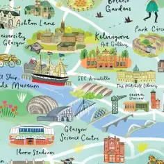 Mapa Glasgow: Niezwykłe atrakcje i sekrety miasta na wyciągnięcie ręki