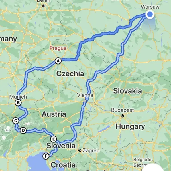 Jak przygotować plan podróży samochodem po Europie - praktyczny poradnik