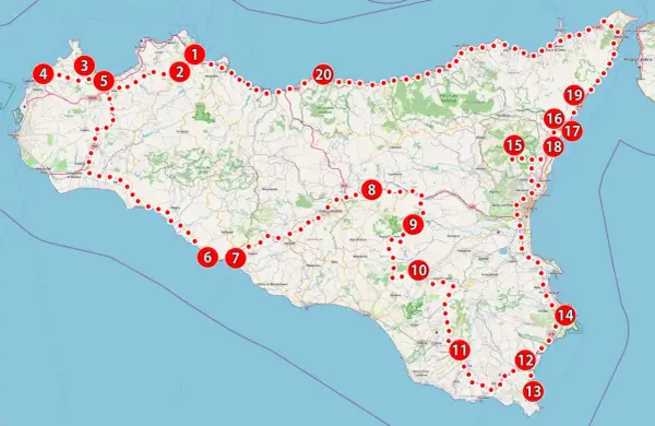 Sycylia: plan zwiedzania na 7 dni - najlepsze atrakcje wyspy