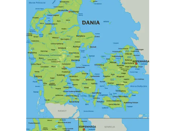 Gdzie leży Dania? Położenie, kuchnia i plan podróży